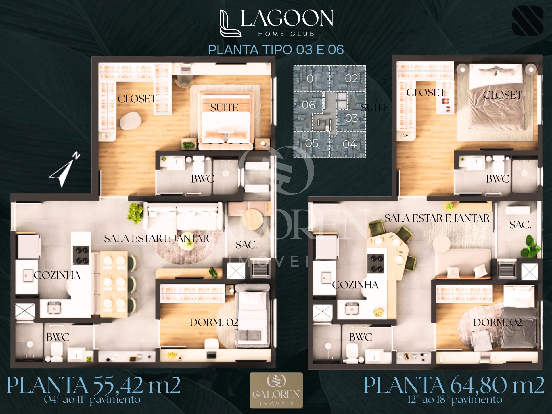 Lagoon Home Club: more na Av. Laguna | Lazer de Resort na Zona 03