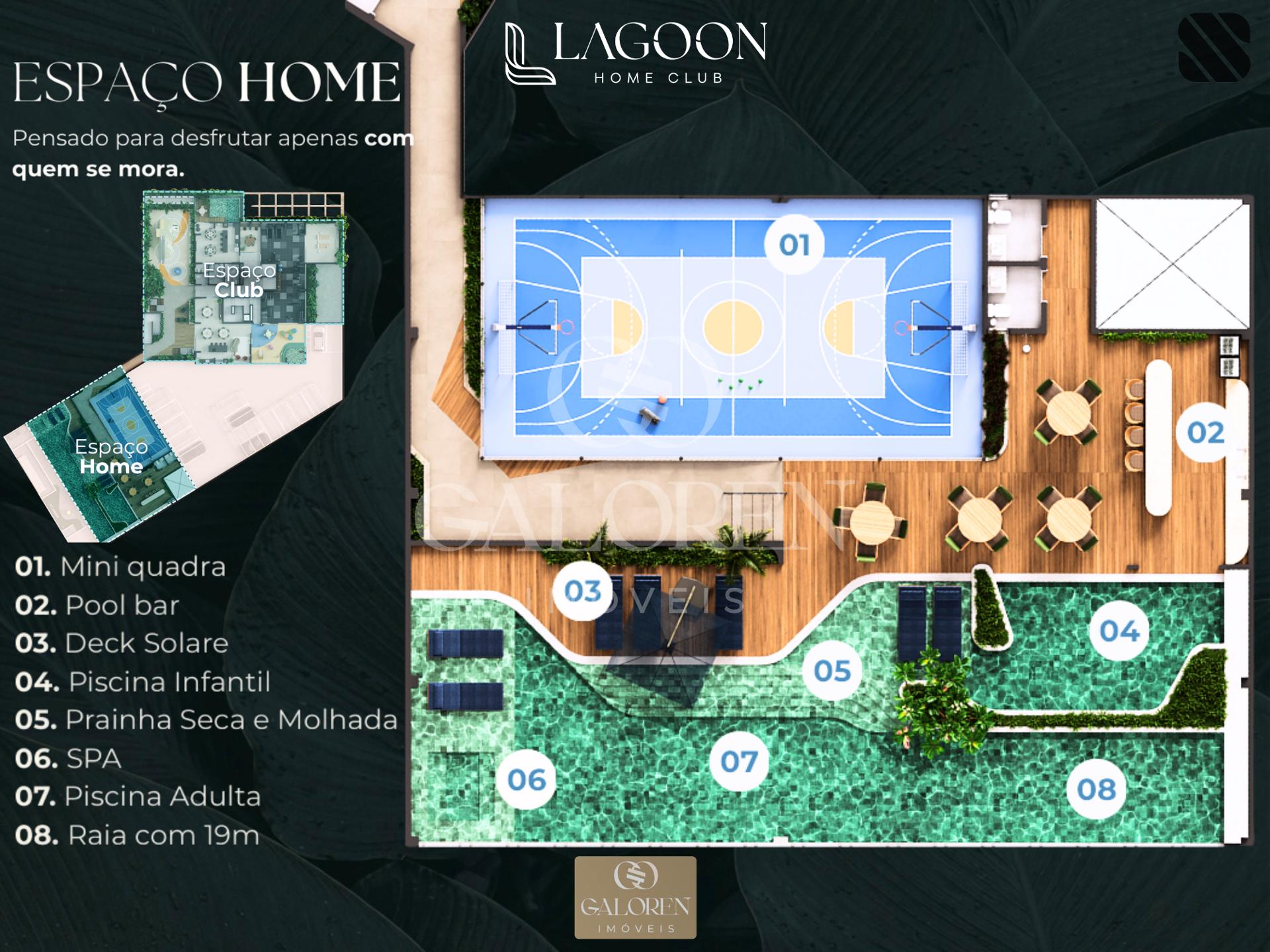 Lagoon Home Club: more na Av. Laguna | Lazer de Resort na Zona 03