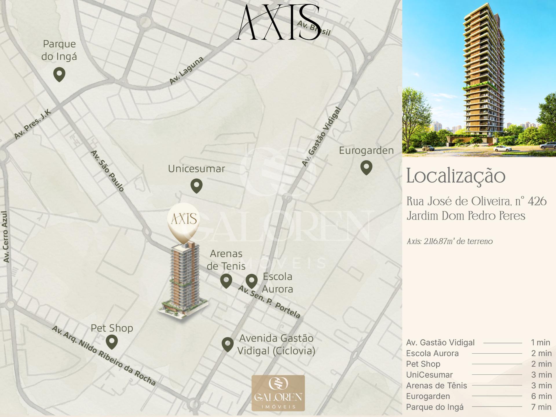 AXIS GRP: novo padrão de vida no Jd Dom Pedro Peres Zona 08 Maringá