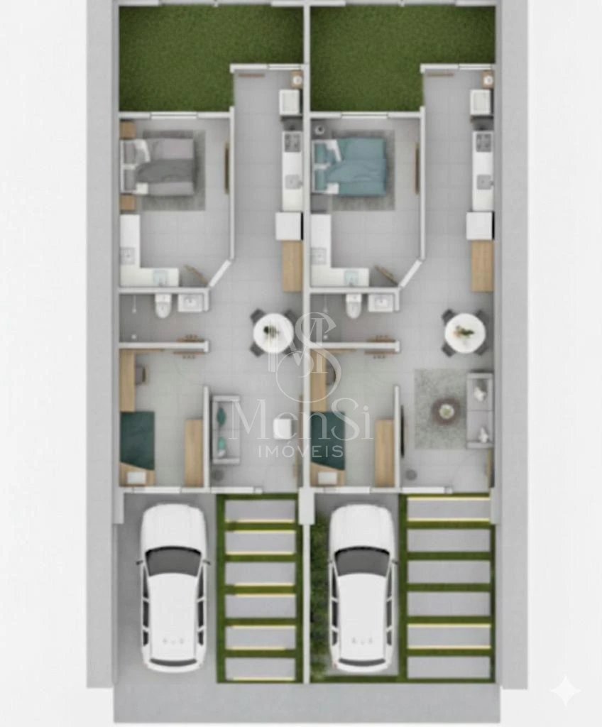 Casa 2 dormitórios  Terra Nova - Gravtai