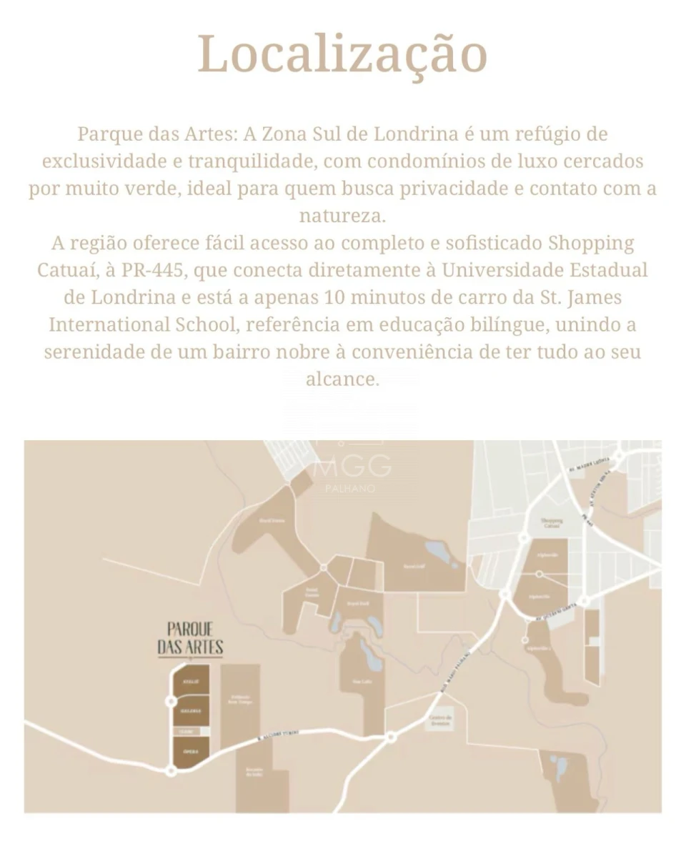 TERRENO CONDOMÍNIO PARQUE DAS ARTES