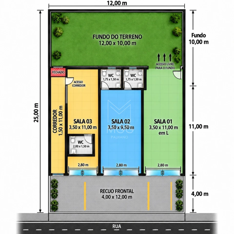 Imóvel Comercial/Residencial com Estrutura para Multi-Salas na Avenida Principal (Jd. Novo Bandeirantes / Sabará I)