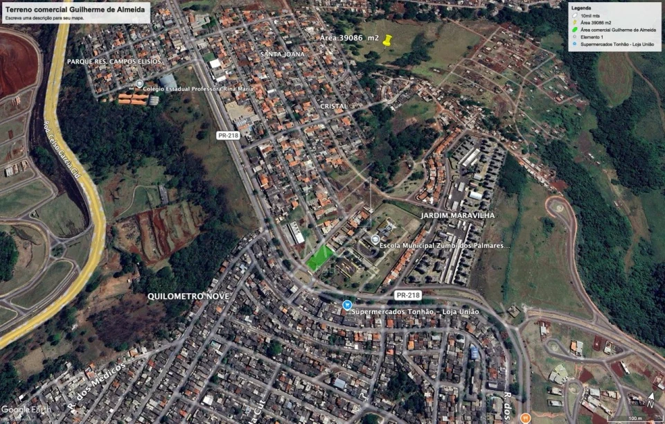Terreno Comercial ZC3 na Av. Guilherme de Almeida