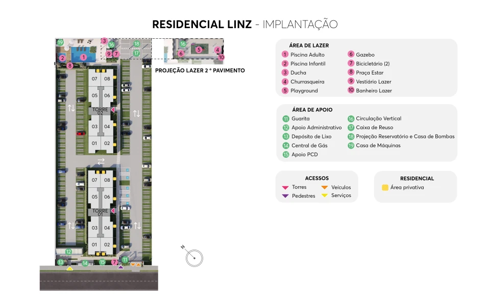 Imagens do imóveis Apartamento Na Planta À Venda Residencial Linz Londrina