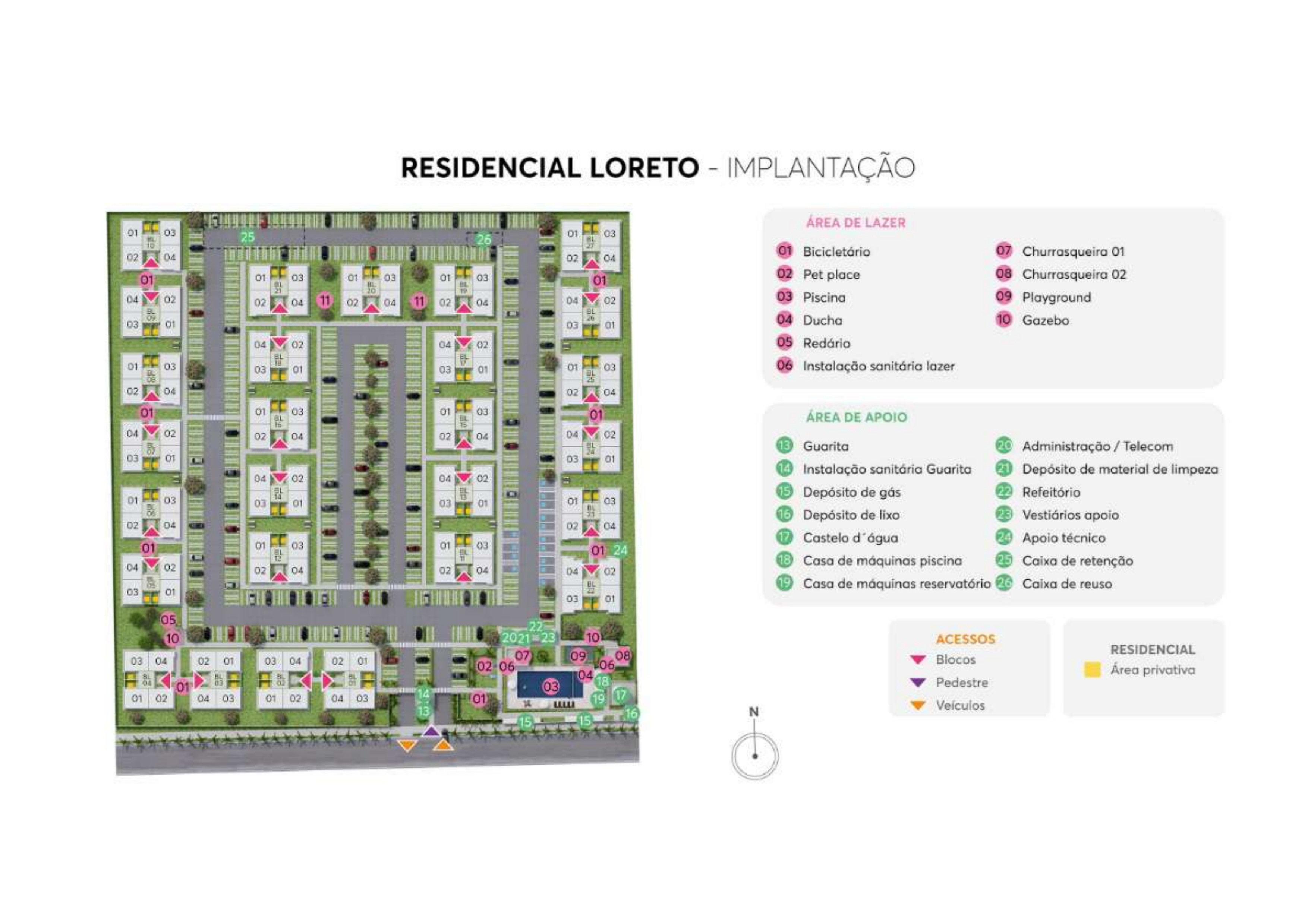 Imagens do imóveis Apartamento Na Planta À Venda Residencial Loreto Londrina