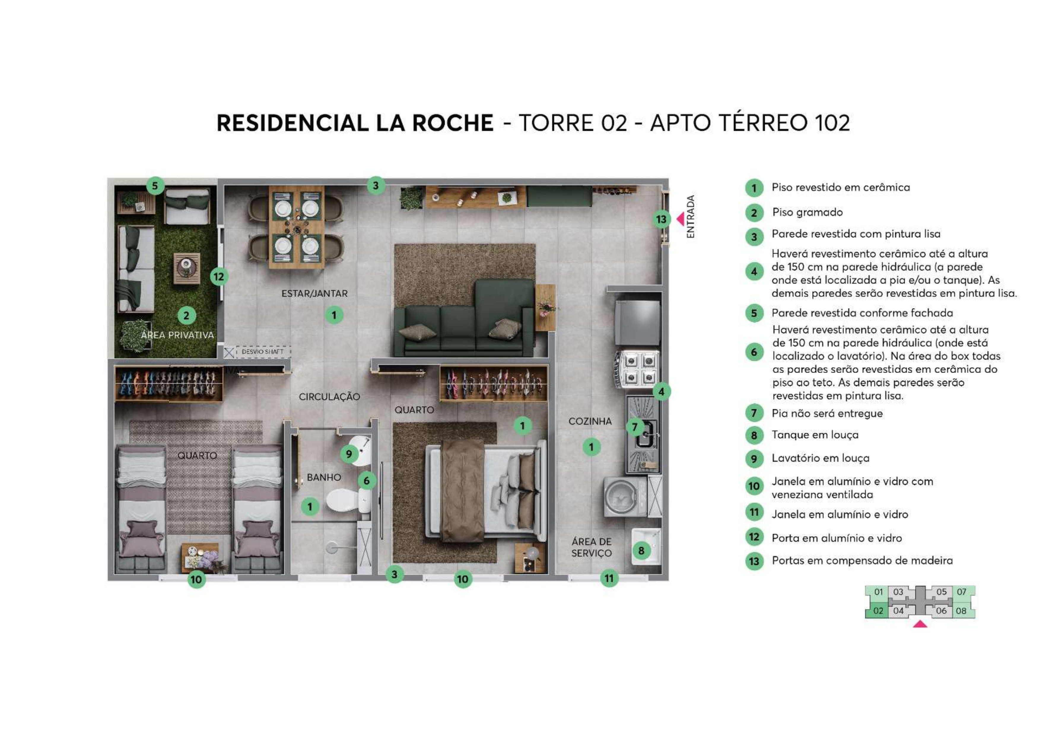 Imagens do imóveis Apartamento Na Planta À Venda Residencial La Roche Londrina