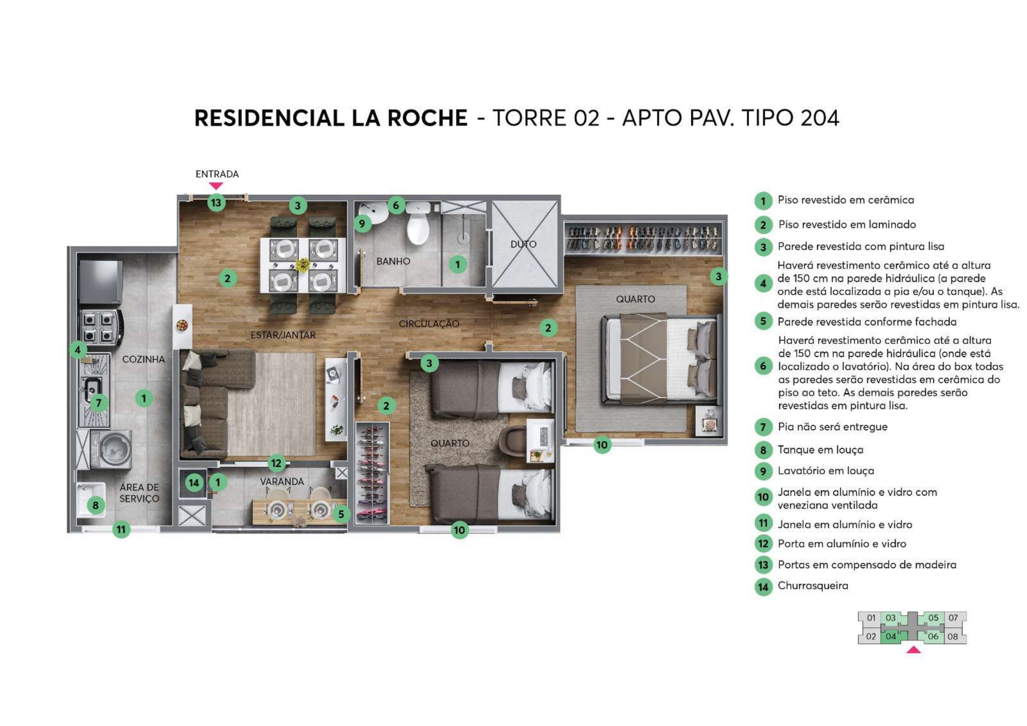 Imagens do imóveis Apartamento Na Planta À Venda Residencial La Roche Londrina