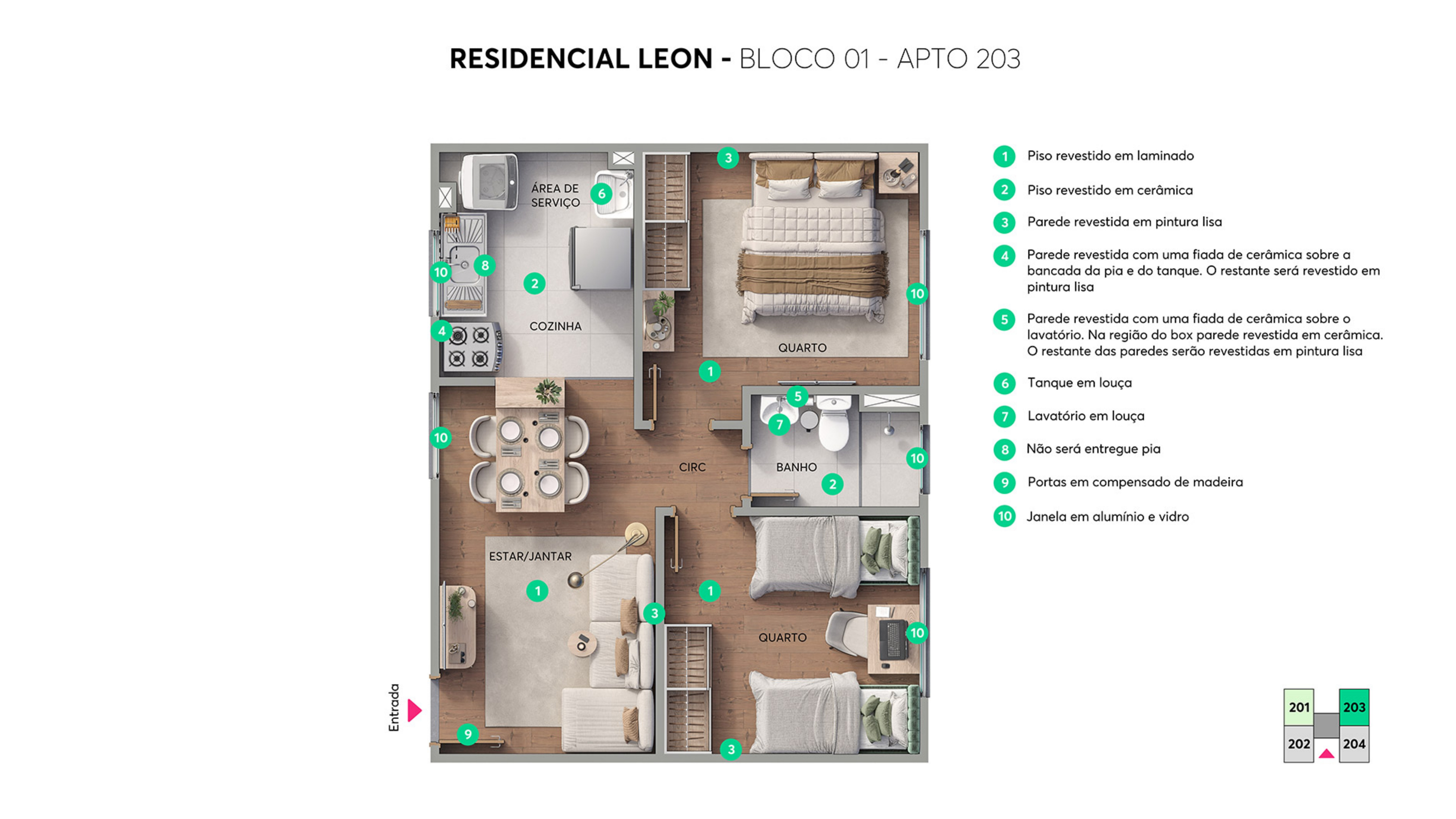 Imagens do imóveis Apartamento Na Planta À Venda Residencial Leon Londrina