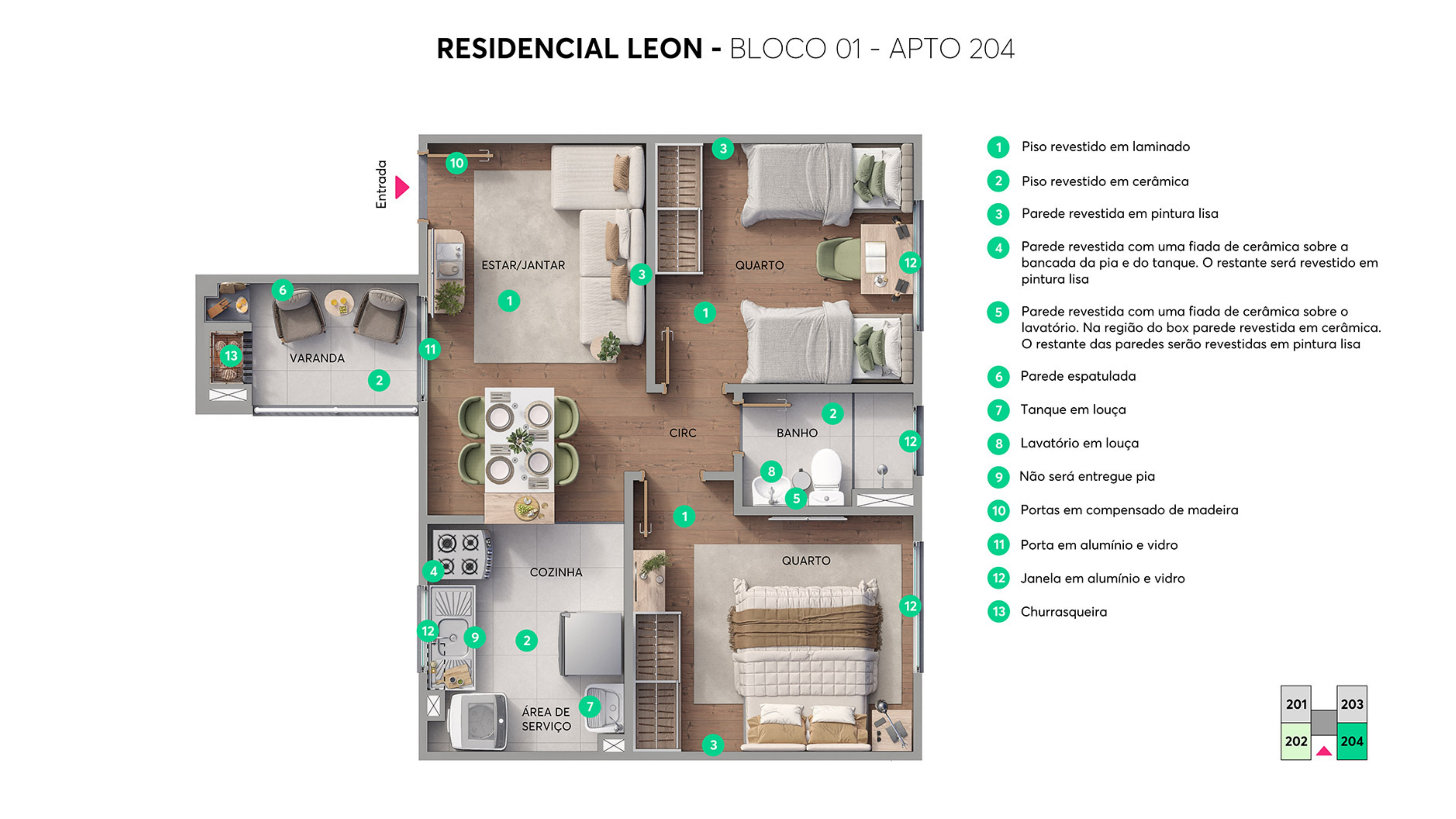 Imagens do imóveis Apartamento Na Planta À Venda Residencial Leon Londrina