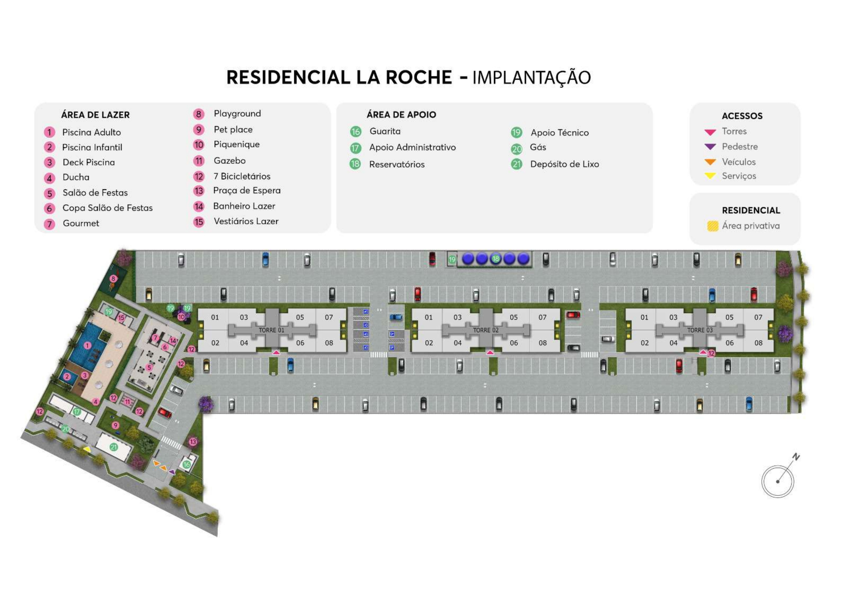 Imagens do imóveis Apartamento Na Planta À Venda Residencial La Roche Londrina
