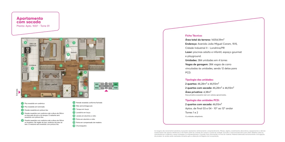 Imagens do imóveis Apartamento Na Planta À Venda Residencial Lake Dalí Londrina