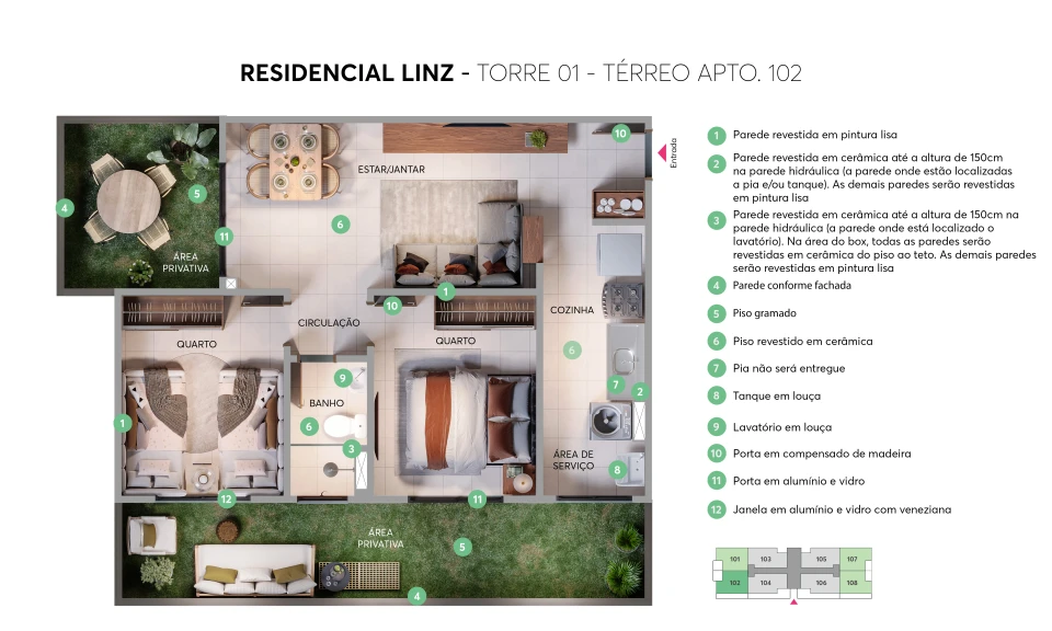 Imagens do imóveis Apartamento Na Planta À Venda Residencial Linz Londrina