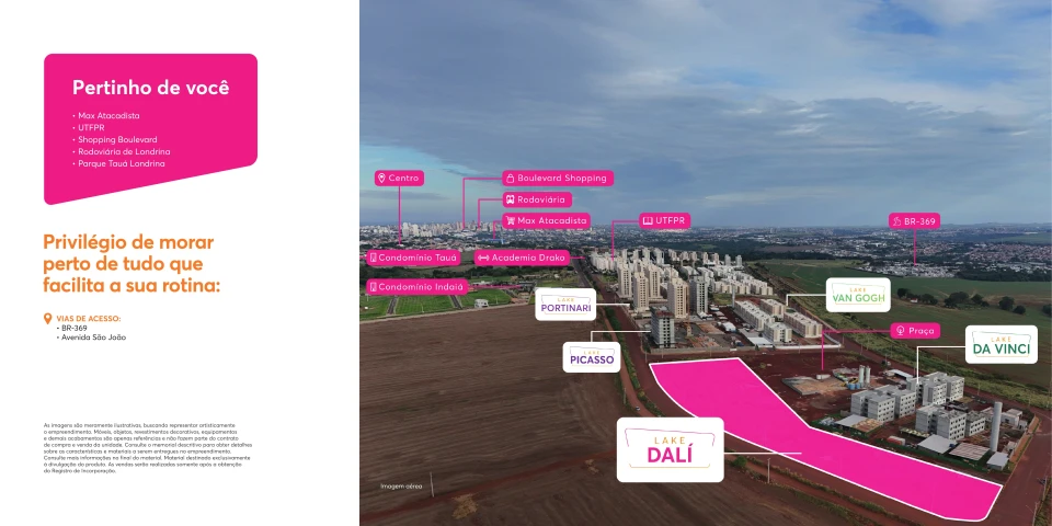 Imagens do imóveis Apartamento Na Planta À Venda Residencial Lake Dalí Londrina