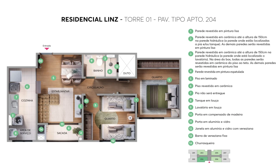 Imagens do imóveis Apartamento Na Planta À Venda Residencial Linz Londrina