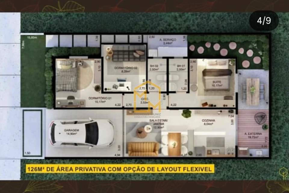 Imagens do imóveis CASA, 2 QUARTOS, CONDOMÍNIO JARDINS DI SEFFER – ANANINDEUA