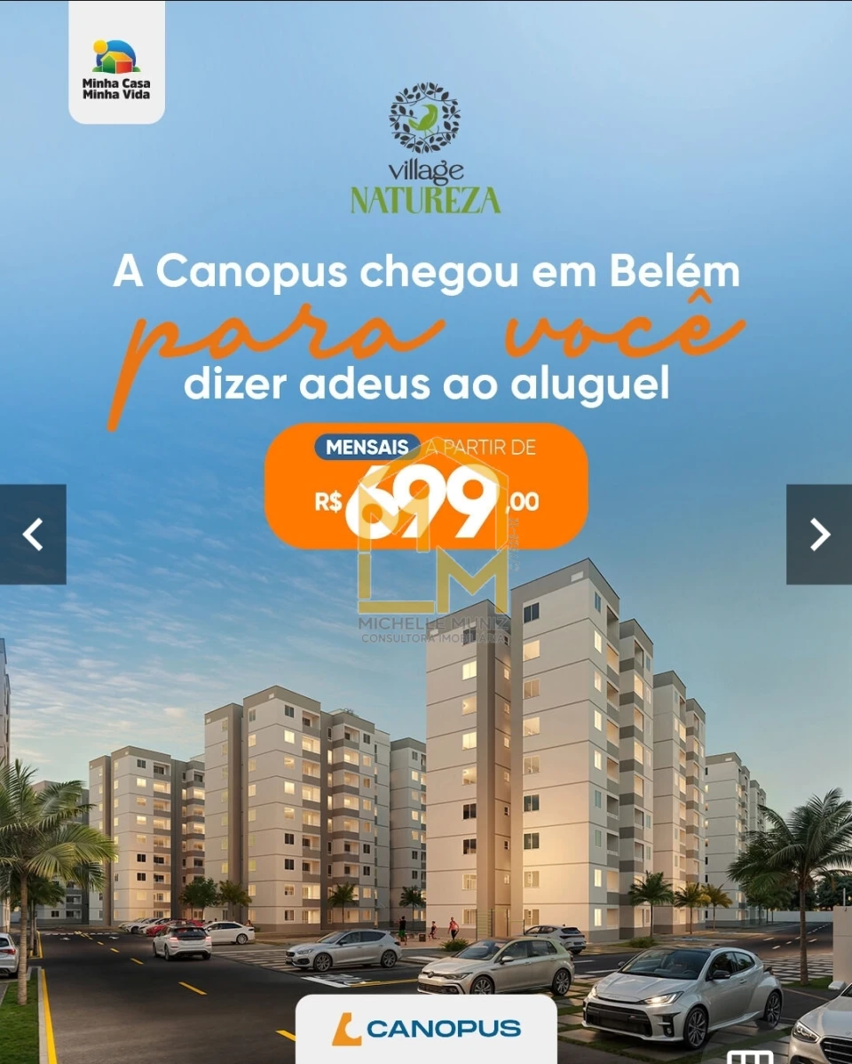 Imagens do imóveis APARTAMENTO, 2 QUARTOS, VILLAGE NATUREZA, MINHA CASA MINHA VIDA - BELÉM - LANÇAMENTO