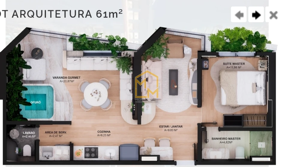 Imagens do imóveis APARTAMENTO, 2 SUÍTES, DELUX LM TOWER, MAGALHÃES BARATA, UMARIZAL - BELÉM - LANÇAMENTO/INÍCIO DAS OBRAS