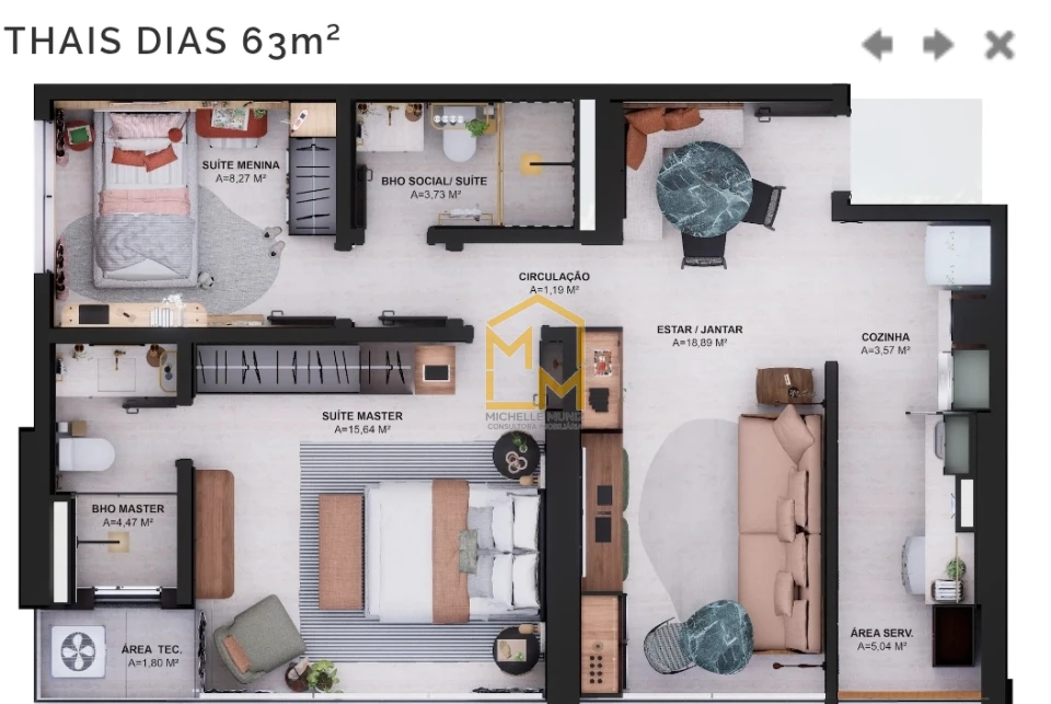 Imagens do imóveis APARTAMENTO, 2 SUÍTES, DELUX LM TOWER, MAGALHÃES BARATA, UMARIZAL - BELÉM - LANÇAMENTO/INÍCIO DAS OBRAS