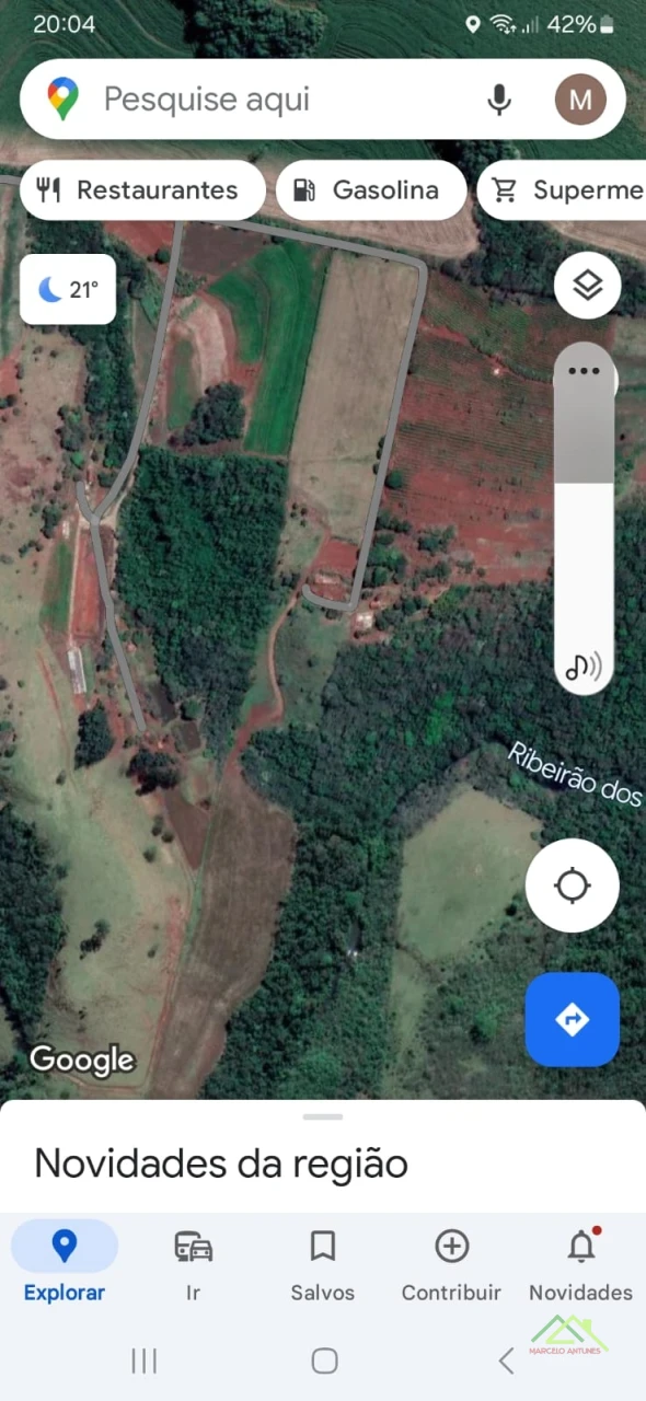 Imagens do imóveis Sítio com 5 alqueires predominante em pasto em Rolândia