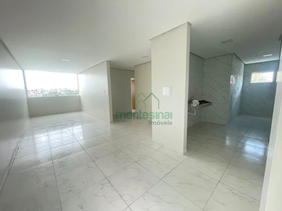 Apartamento para locação no Heliópolis com três quartos e varanda por R$2.500,00