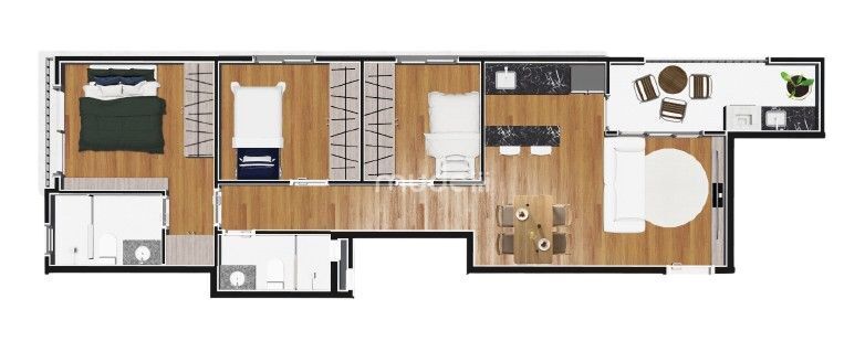 Apartamento 3 quartos à venda em São Pedro, São José dos Pinhais - foto 16