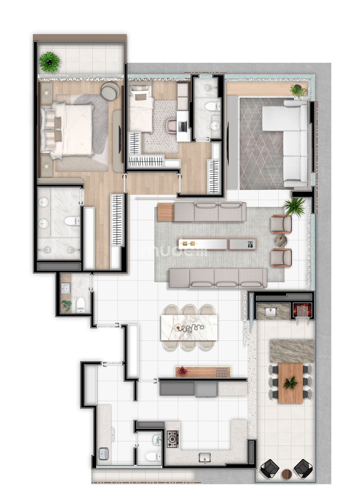 Apartamento 3 quartos à venda em São Pedro, São José dos Pinhais - foto 22