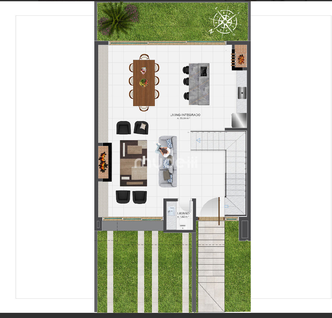 Casa 3 quartos à venda em Santa Cândida, Curitiba — Residencial Vivace - foto 4