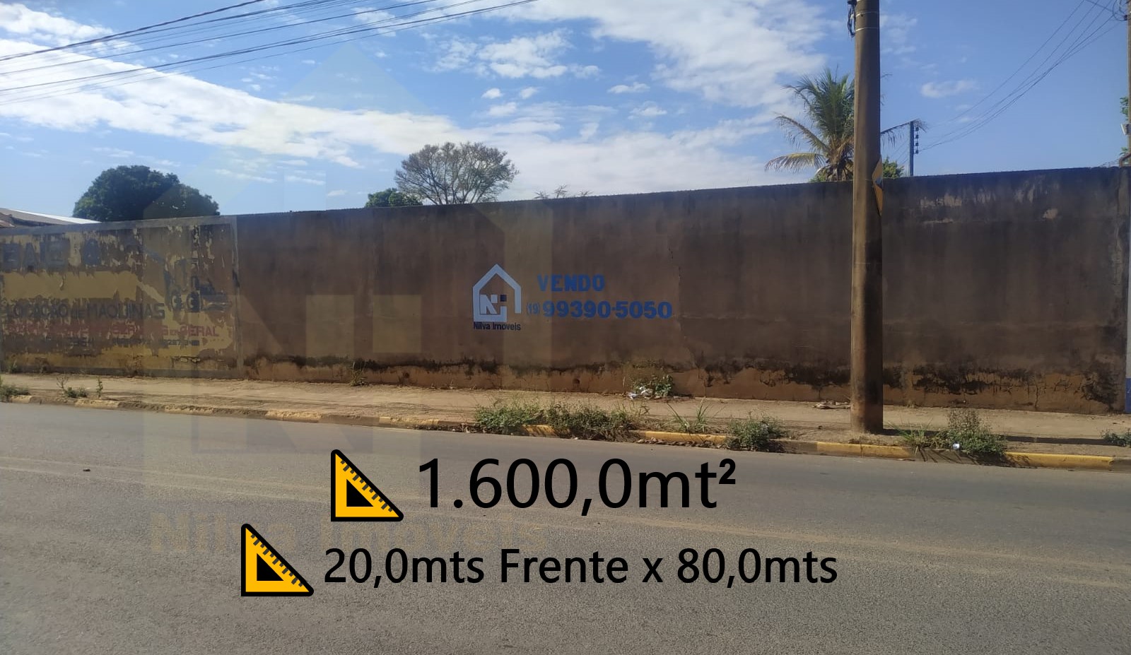 Imagens do imóveis Terreno (Em rua) à Venda, 1600m² - Bairro Centro em Vargem Grande do Sul