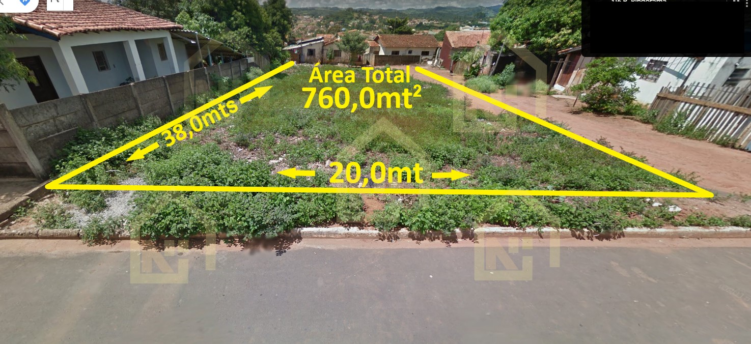 Imagens do imóveis Terreno (Em rua) à Venda, 760m² - Bairro Vila Santana em Vargem Grande do Sul