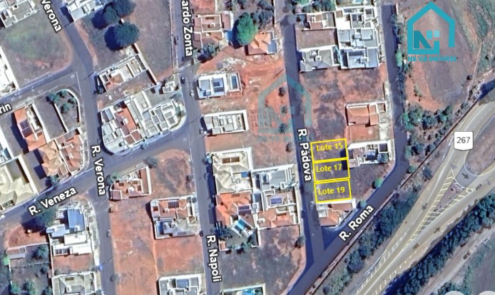 Imagens do imóveis Terreno (Em rua) à Venda, 300m² - Bairro Jardim Italia em Vargem Grande do Sul