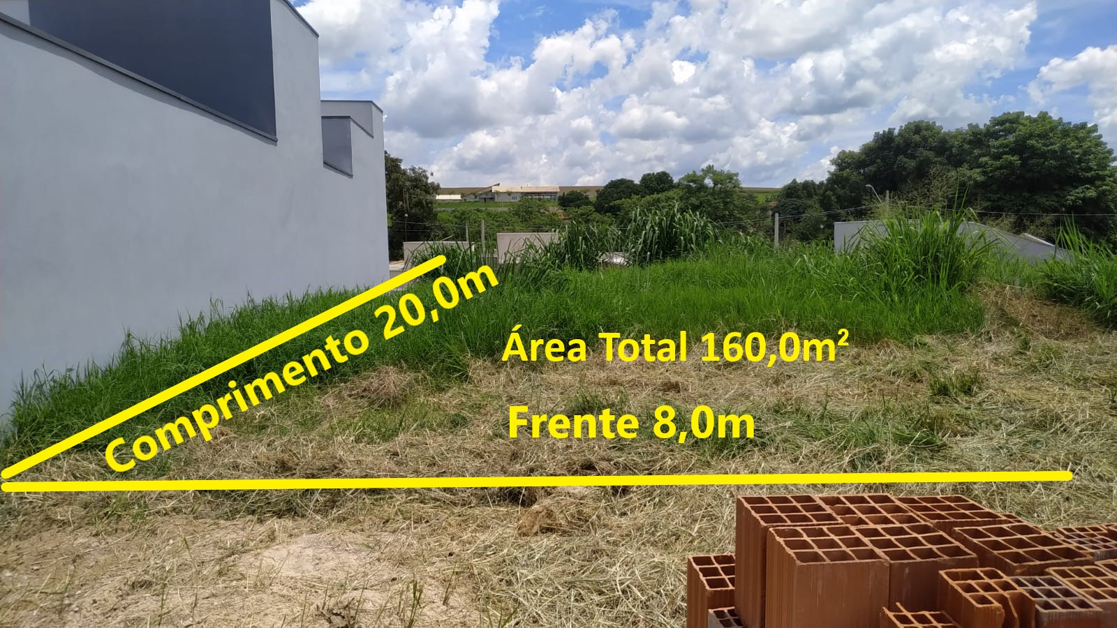 Imagens do imóveis Terreno (Em rua) à Venda, 160m² - Bairro Jd Verona em Vargem Grande do Sul