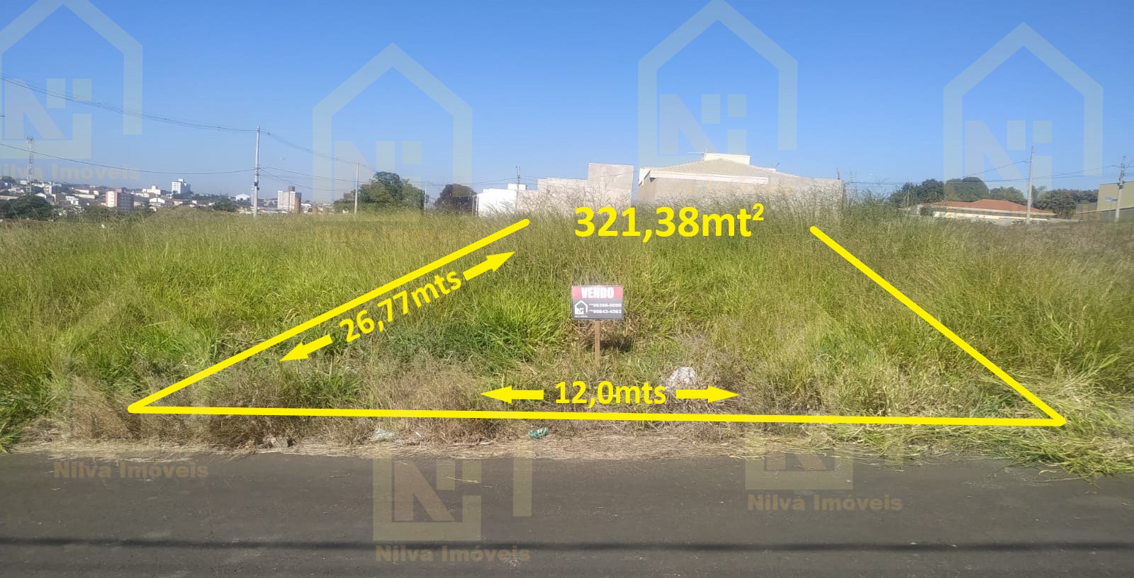 Imagens do imóveis Terreno (Em rua) à Venda, 321m² - Bairro Jardim Bela Vista em Vargem Grande do Sul