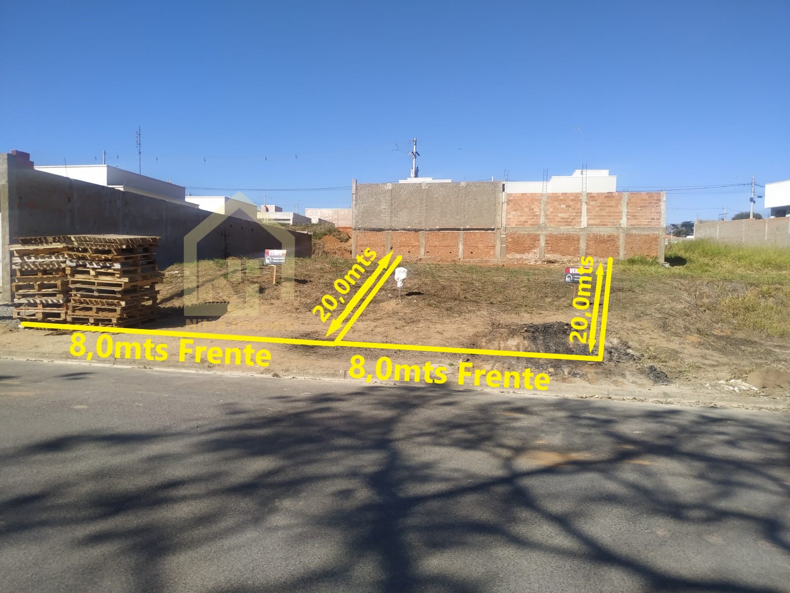 Imagens do imóveis Terreno (Em rua) à Venda, 160m² - Bairro Jd Verona em Vargem Grande do Sul