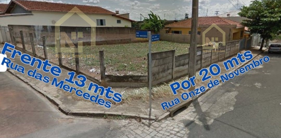 Imagens do imóveis Terreno (Em rua) à Venda, 260m² - Bairro Vila Santa Terezinha em Vargem Grande do Sul