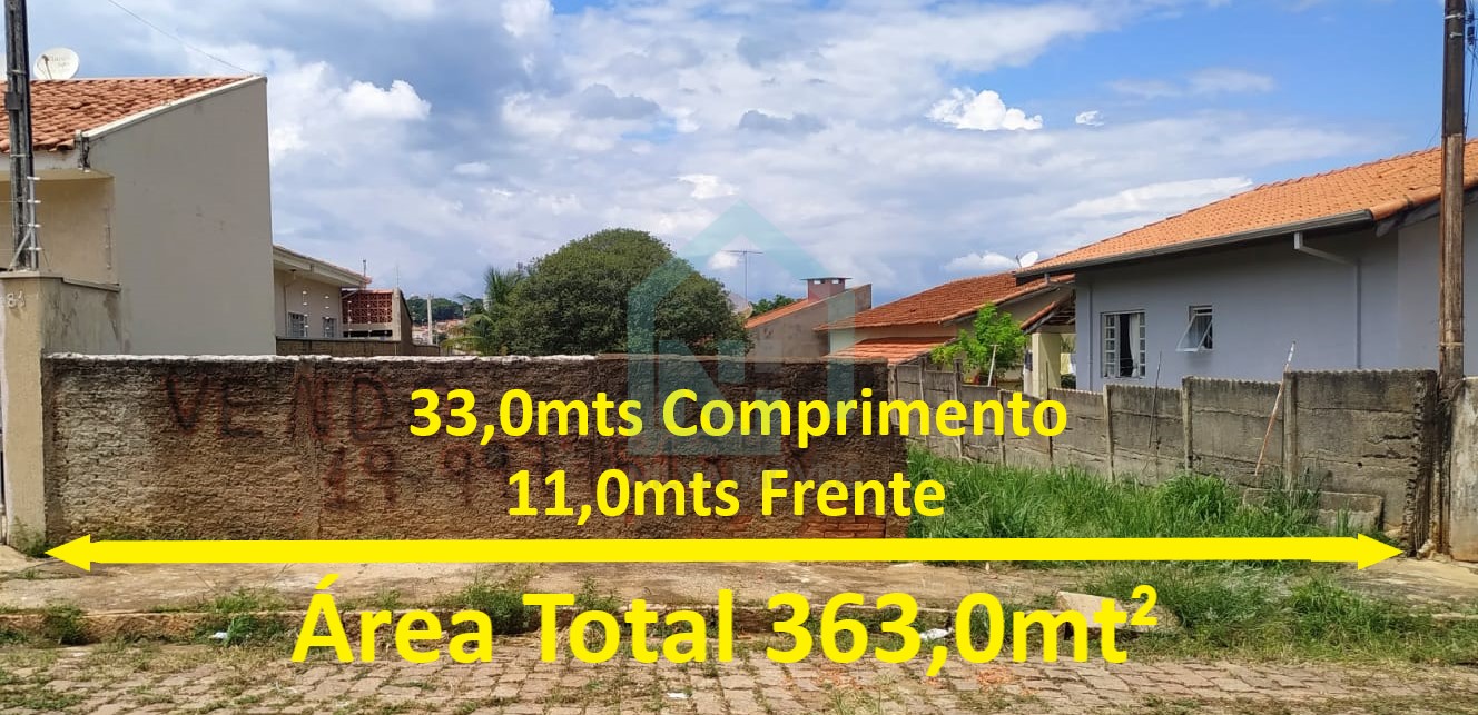 Imagens do imóveis Terreno (Em rua) à Venda, 363m² - Bairro Jardim Bela Vista em Vargem Grande do Sul