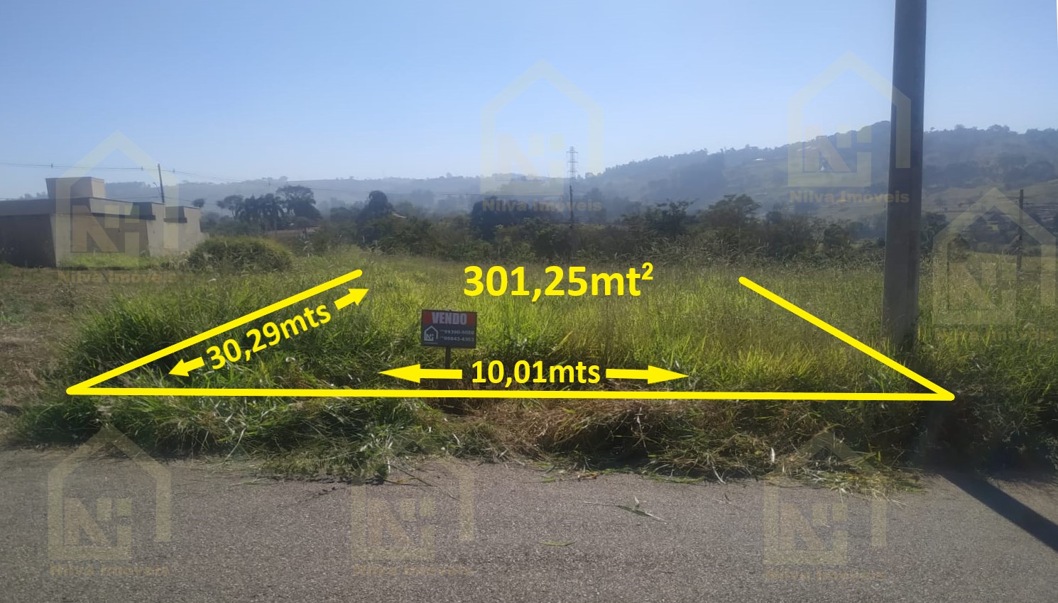 Imagens do imóveis Terreno (Em rua) à Venda, 301m² - Bairro Jardim Bela Vista em Vargem Grande do Sul