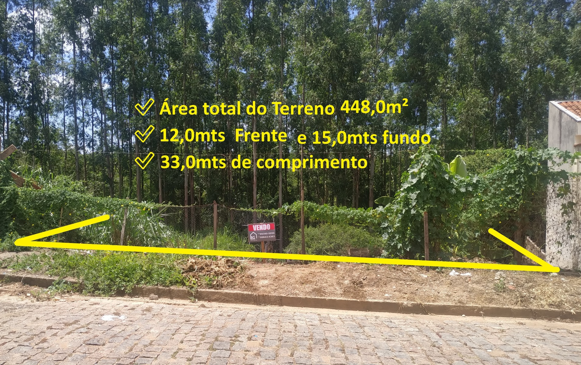 Imagens do imóveis Terreno (Em rua) à Venda, 448m² - Bairro Jardim Morumbi em Vargem Grande do Sul