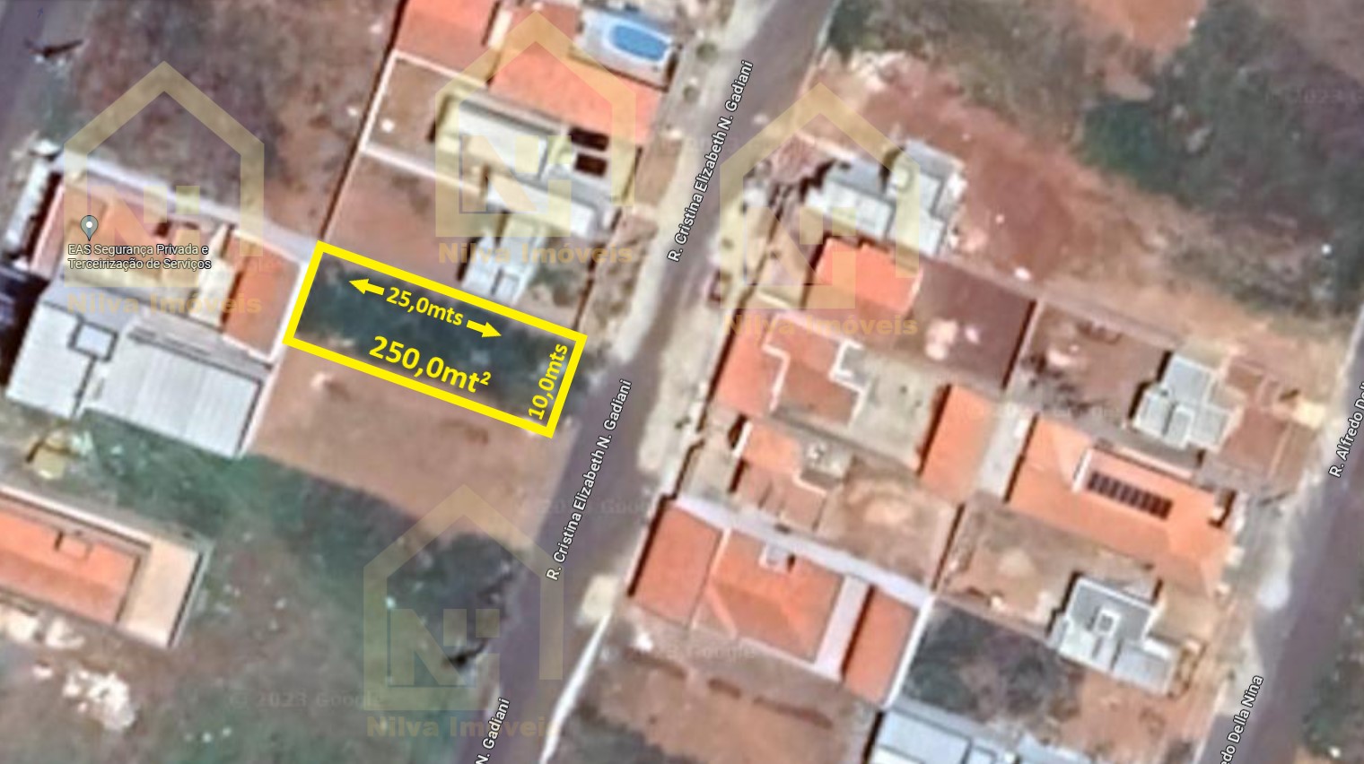 Imagens do imóveis Terreno (Em rua) à Venda, 250m² - Bairro Jardim America em Vargem Grande do Sul