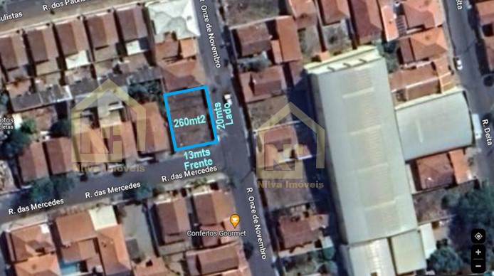 Imagens do imóveis Terreno (Em rua) à Venda, 260m² - Bairro Vila Santa Terezinha em Vargem Grande do Sul