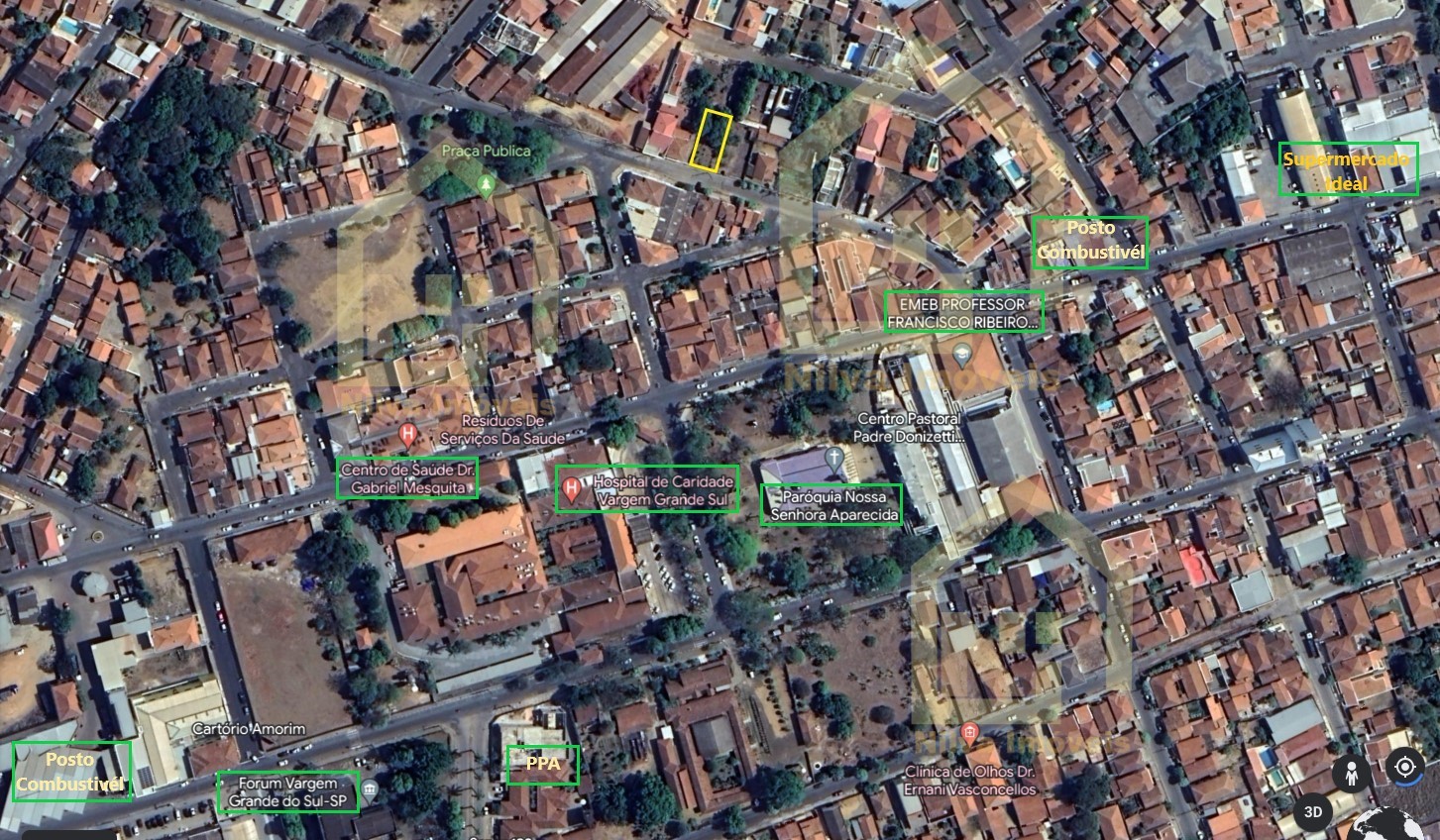 Imagens do imóveis Terreno (Em rua) à Venda, 250m² - Bairro Nossa Senhora Aparecida em Vargem Grande do Sul