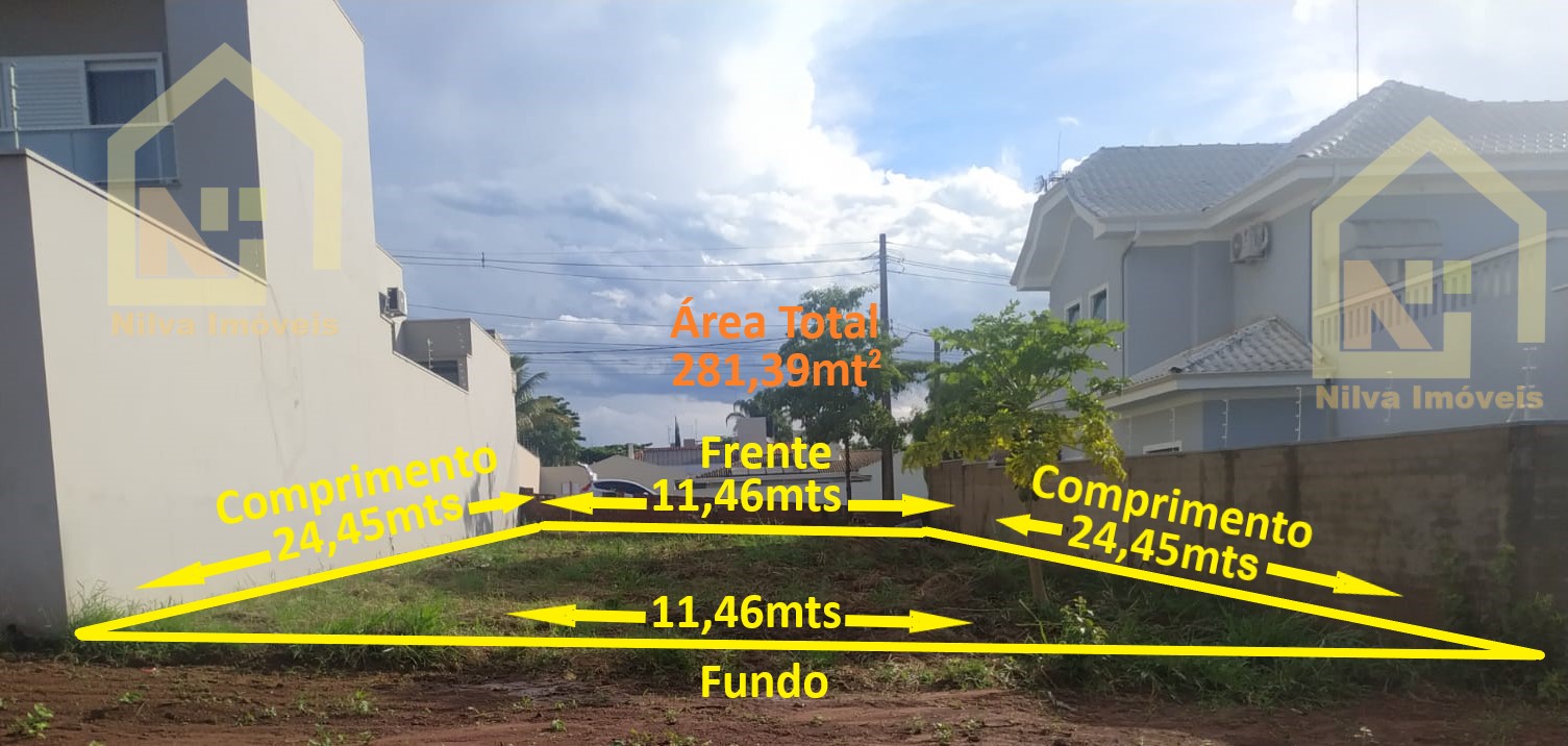 Imagens do imóveis Terreno (Em rua) à Venda, 281m² - Bairro JARDIM SAO PAULO em Vargem Grande do Sul