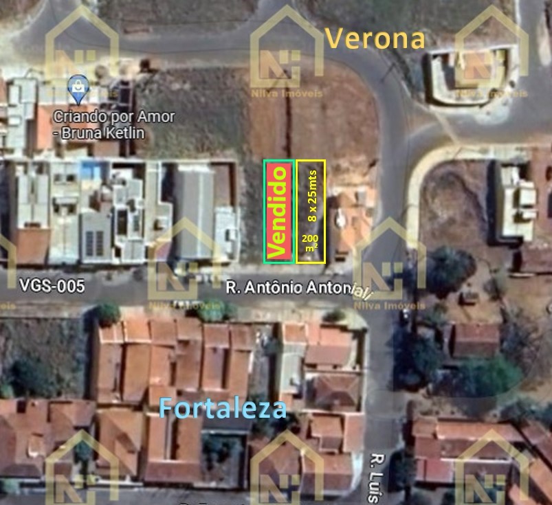 Imagens do imóveis Terreno (Em rua) à Venda, 200m² - Bairro Jd Verona em Vargem Grande do Sul