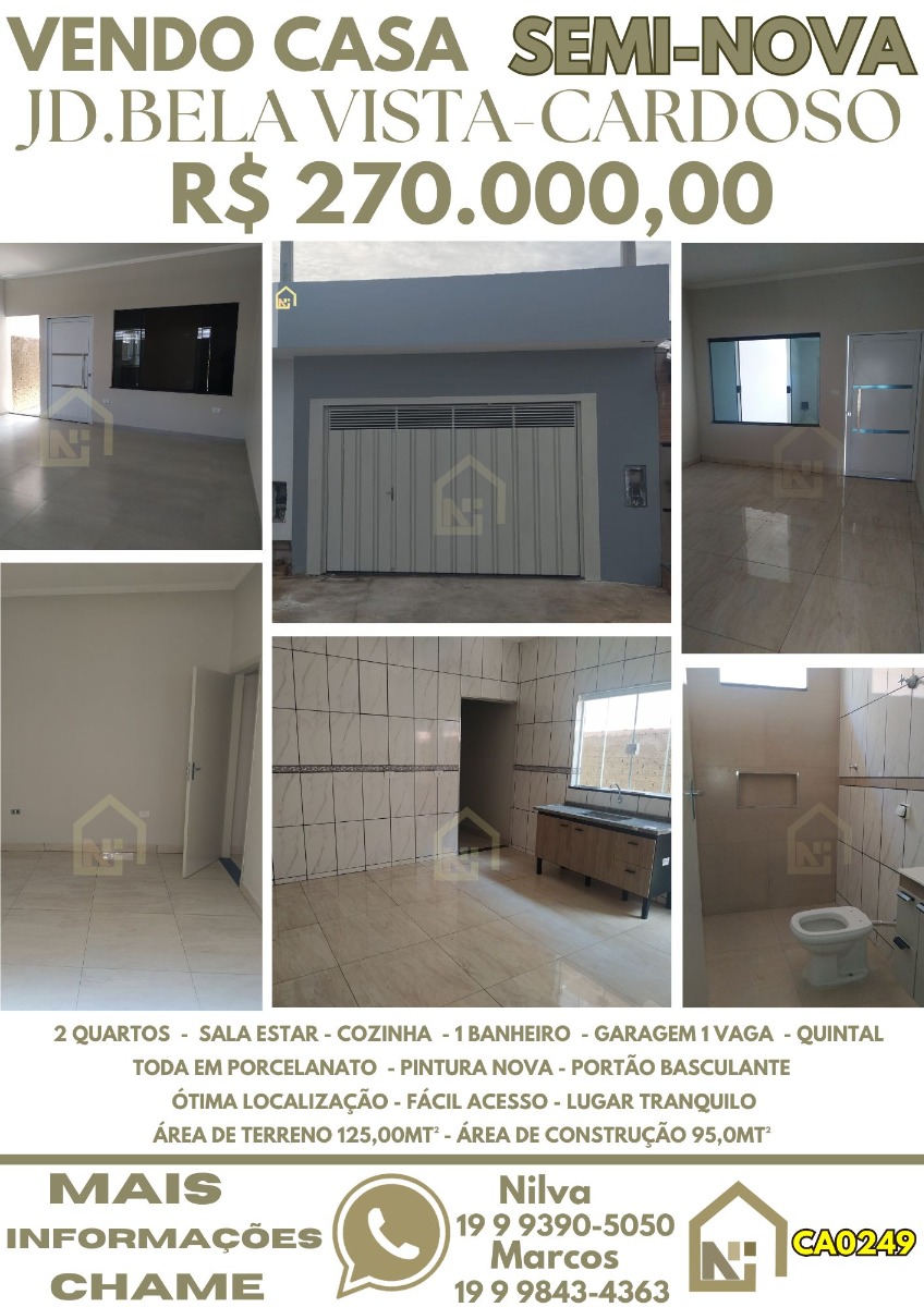 Imagens do imóveis Apartamento (Padrão), com 2 quartos e 1 banheiros à Venda, 95 m² em Vargem Grande do Sul/SP