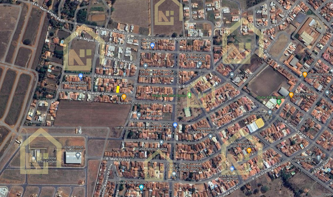 Imagens do imóveis Terreno (Em rua) à Venda, 250m² - Bairro Jardim Redentor em Vargem Grande do Sul
