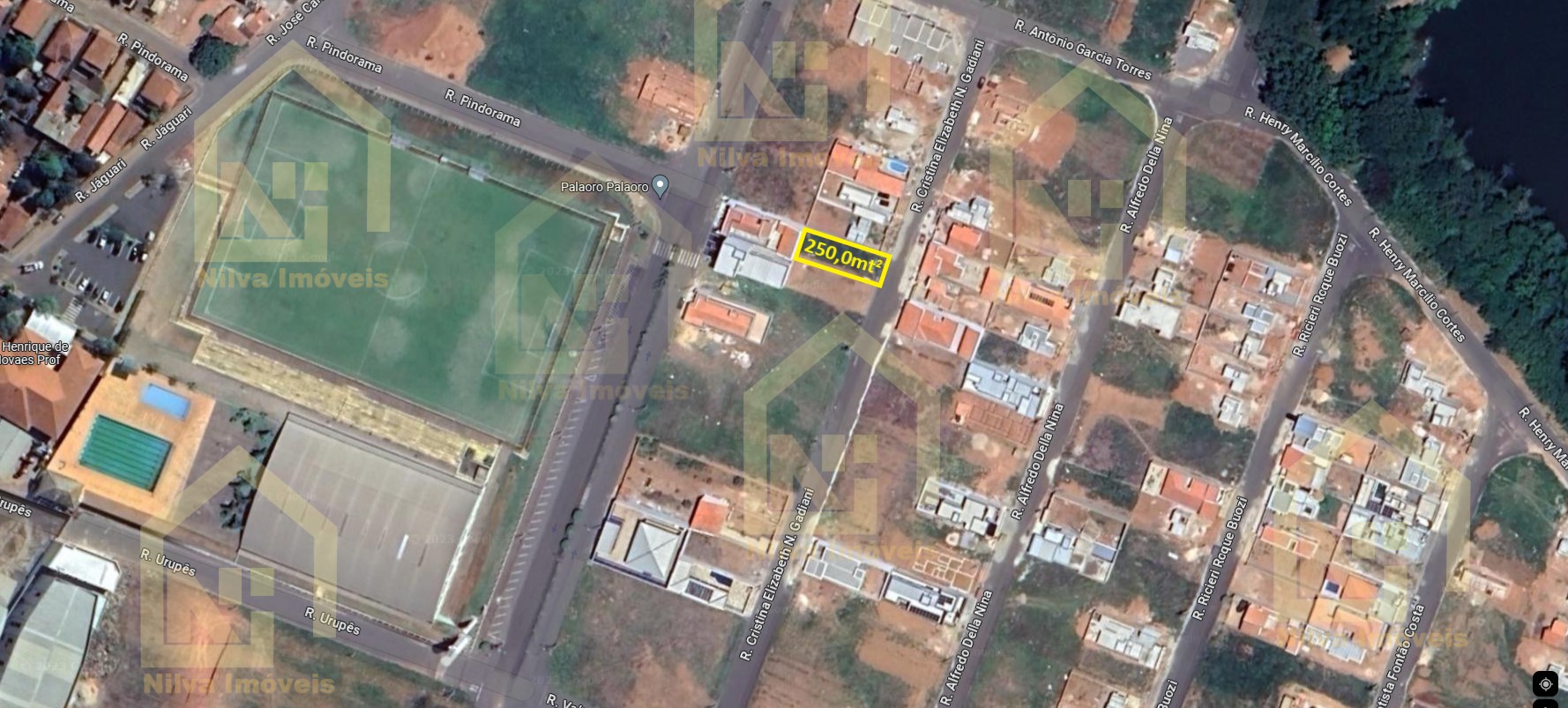 Imagens do imóveis Terreno (Em rua) à Venda, 250m² - Bairro Jardim America em Vargem Grande do Sul