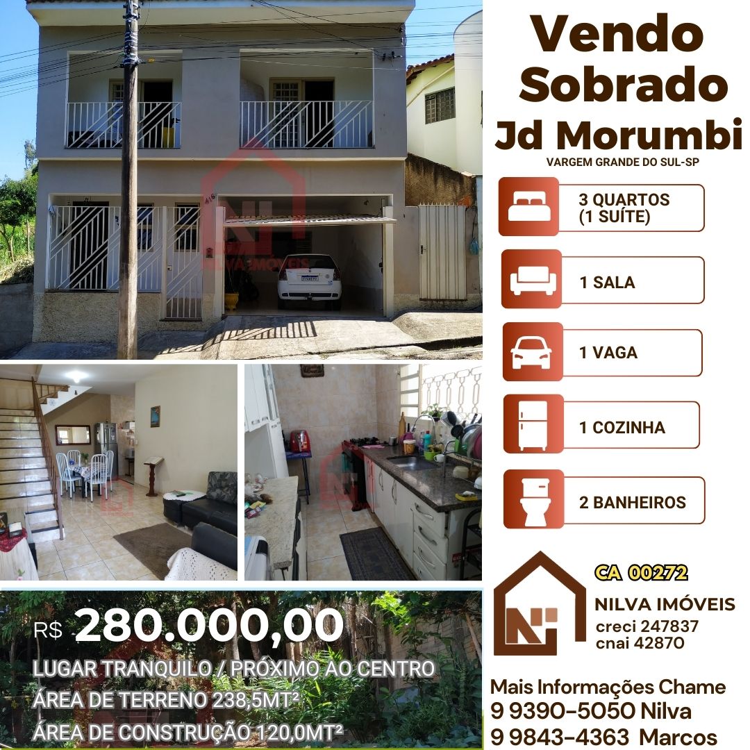 Imagens do imóveis Casa (Padrão), com 2 quartos e 2 banheiros à Venda, 238 m² em Vargem Grande do Sul/SP