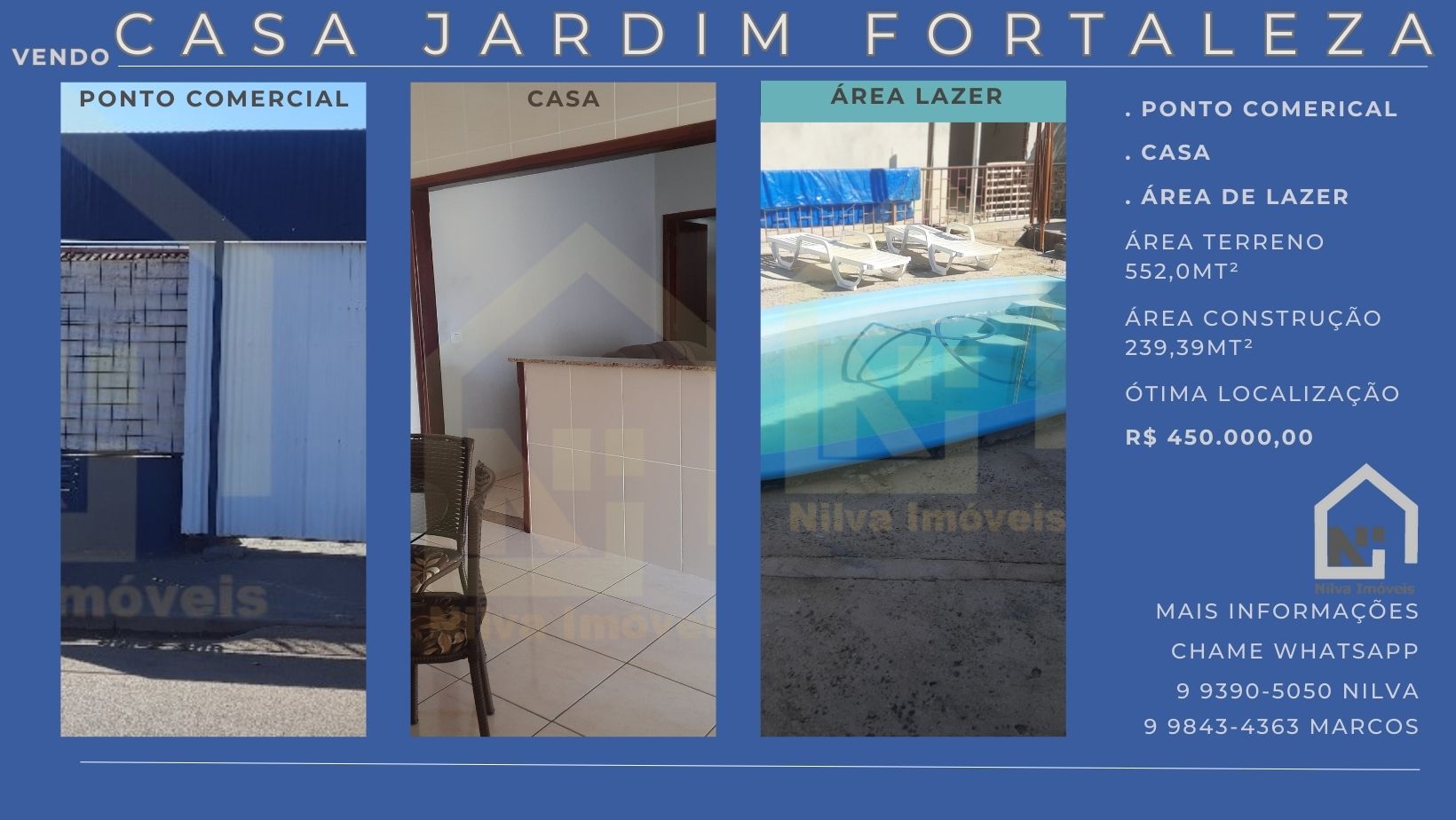 Imagens do imóveis Casa (Padrão), com 2 quartos e 3 banheiros à Venda, 552 m² em Vargem Grande do Sul/SP