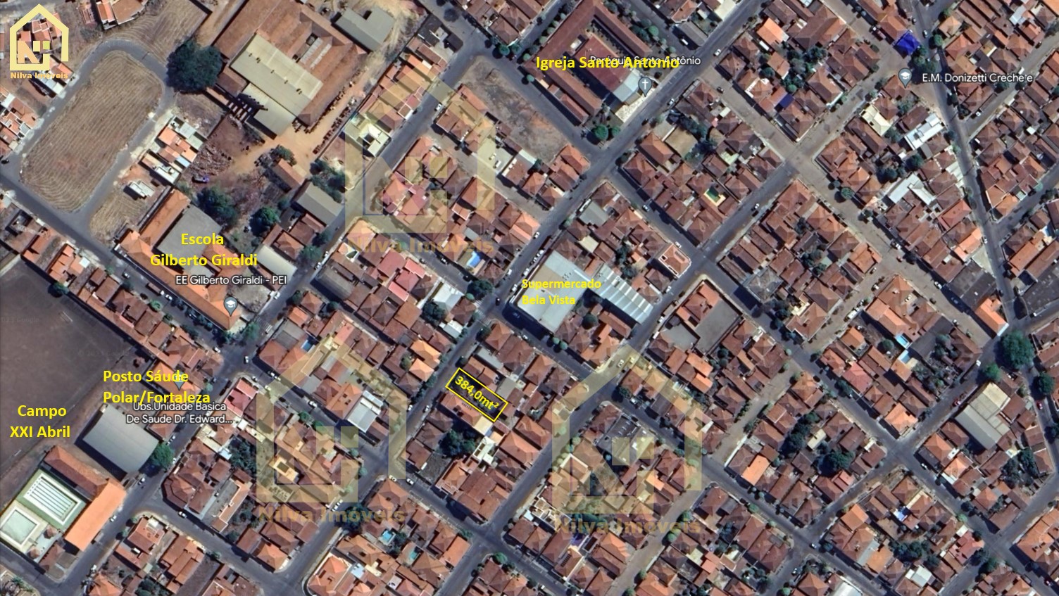 Imagens do imóveis Terreno (Em rua) à Venda, 384m² - Bairro Jardim Bela Vista em Vargem Grande do Sul