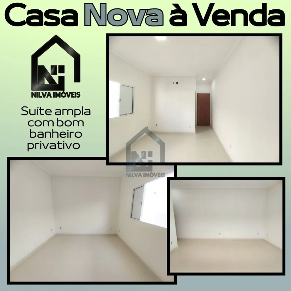 Imagens do imóveis Casa Nova à Venda- Suíte +  quarto - Duas vagas de garagem - Acabamento moderno e de qualidadea