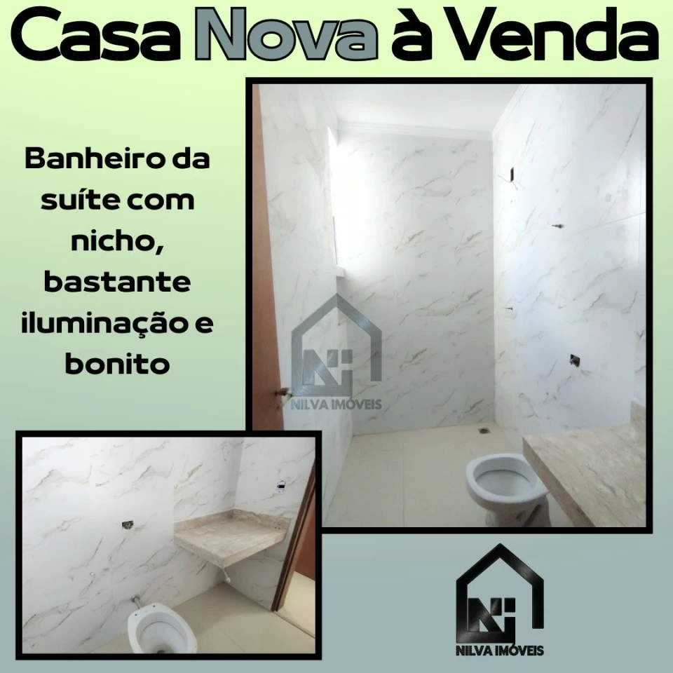 Imagens do imóveis Casa Nova à Venda- Suíte +  quarto - Duas vagas de garagem - Acabamento moderno e de qualidadea